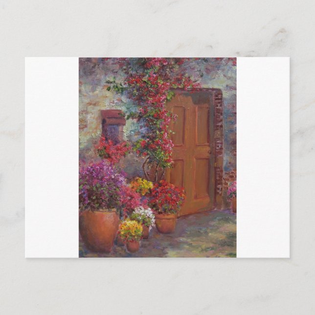 Italienische Tür Postkarte (Vorderseite)