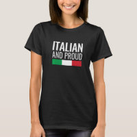 Italienische und stolze italienische Flagge