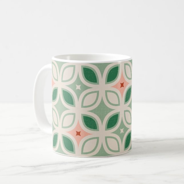 Italienische Villa Geometric Kaffeetasse (Vorderseite Links)
