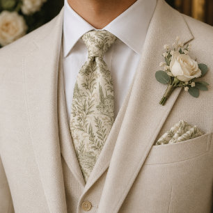 Italienische Villa Olive Branch Hochzeit Krawatte