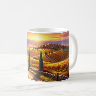 Italienische Villa Toskana Kaffeetasse