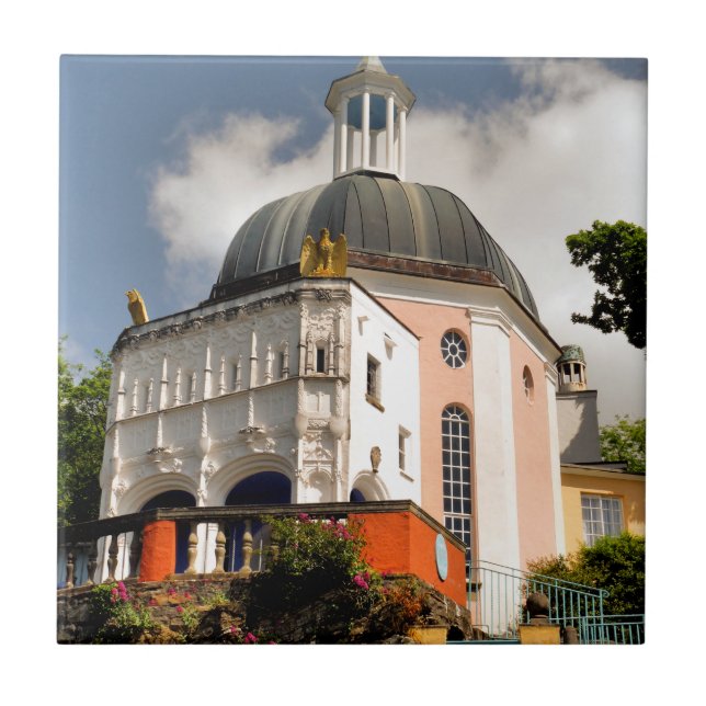 ITALIENISCHE VILLAGE WALES FLIESE (Vorderseite)