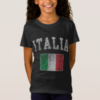 Italienische Vintage Flagge Italien Italiano