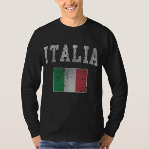 Italienische Vintage Flagge Italien Italiano T-Shirt