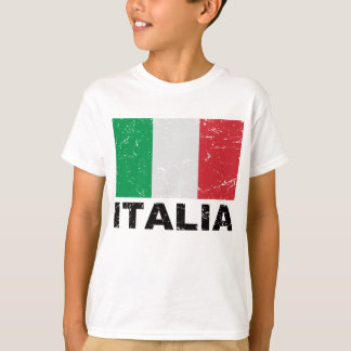 Italienische Vintage-Flagge T-Shirt