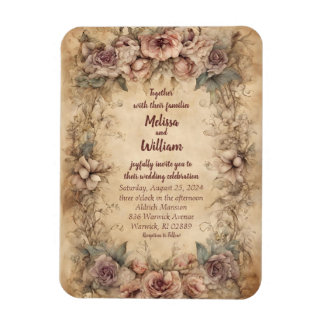 Italienische Vintage-Hochzeit Magnet