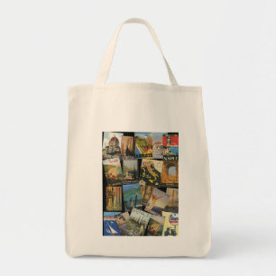Italienische Vintage-Reiseposter Tragetasche