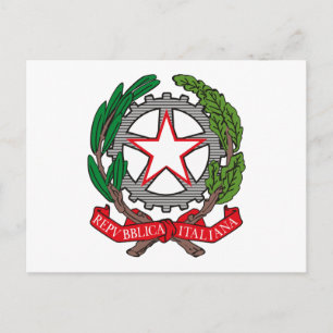 Italienische Wappen Postkarte