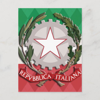 Italienische Wappen-Postkarte Postkarte