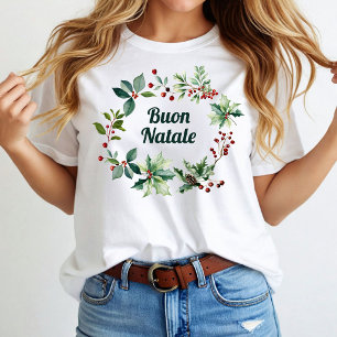 Italienische Weihnachten Buon Natale Party T-Shirt