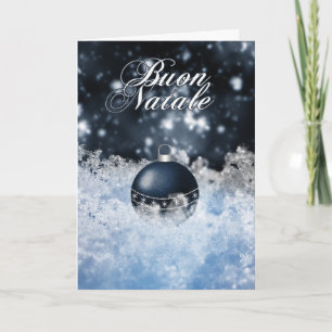 Italienische Weihnachtskarte - Buon Natale e Feiertagskarte