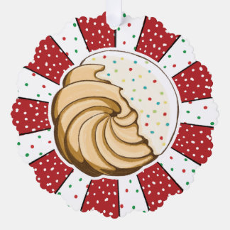 Italienische Weihnachtskekse süß Ornament Karte