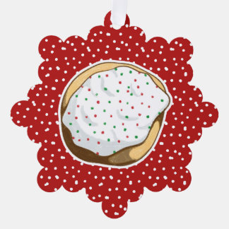 Italienische Weihnachtsplätzchen zum Verzieren Ornament Karte