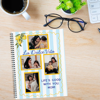 Italienische Zitronen La Dolce Vita 4 Foto für Mam Notizbuch