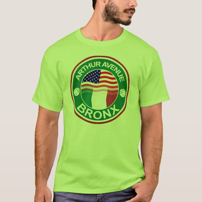 Italienischer Amerikaner Arthur-Allee Bronx T-Shirt (Vorderseite)