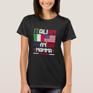 Italienischer Amerikaner Mamma Italien USA Amerika T-Shirt