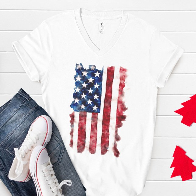 Italienischer Amerikaner stolz USA kursiv T-Shirt (Von Creator hochgeladen)