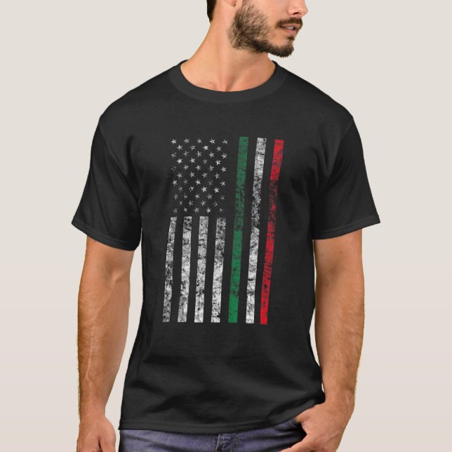 Italienischer amerikanischer Stolz - italienische  T-Shirt (Vorderseite)