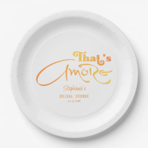 Italienischer Aperolcocktail - mehr Brautparty Pappteller