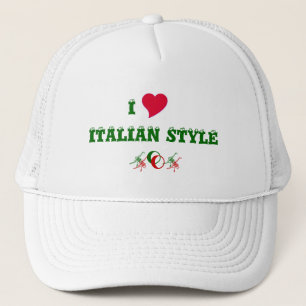ITALIENISCHER ART Hut Truckerkappe