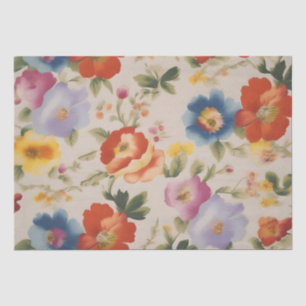Italienischer Blumenprint Decoupage / Seidenpapier