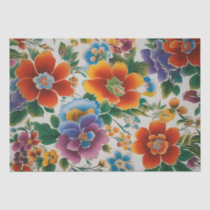 Italienischer Blumenprint Decoupage / Seidenpapier