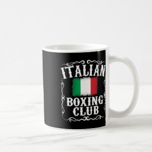 Italienischer Boxclub T Shirt Vintag Boxer Italien Kaffeetasse