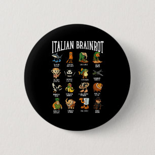 Italienischer Brainrot-Ballerina-Ino-Charakter-Mem Button