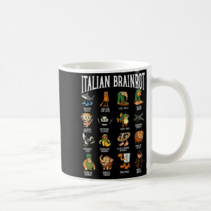 Italienischer Brainrot-Ballerina-Ino-Charakter-Mem Kaffeetasse