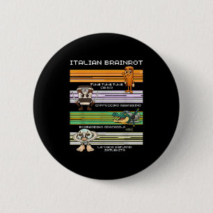 Italienischer Brainrot Meme Funny Compilation-Char Button