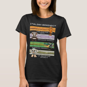Italienischer Brainrot Meme Funny Compilation-Char T-Shirt