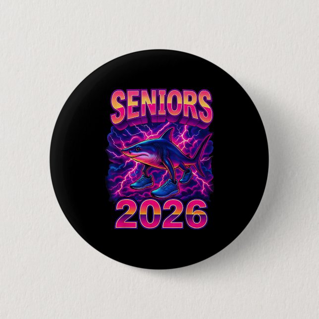 Italienischer Brainrot Senioren Cl von 2026 Senior Button (Vorderseite)