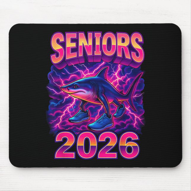 Italienischer Brainrot Senioren Cl von 2026 Senior Mousepad (Vorne)