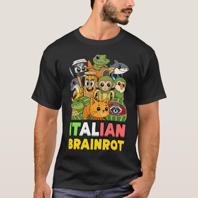 Italienischer Brainrot T-Shirt (Vorderseite)
