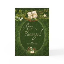 Italienischer Buone Vacanze Retro Weihnachten