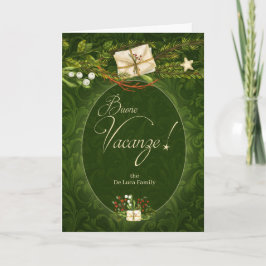 Italienischer Buone Vacanze Retro Weihnachten