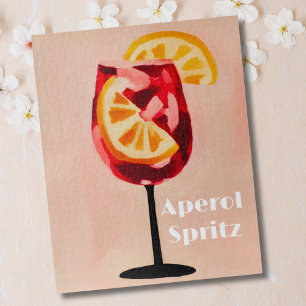 Italienischer Cocktail Happy Hour Vintage Retro Fa Puzzle