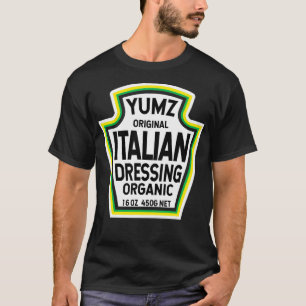 Italienischer Dressing Salat Leicht Halloween Kost T-Shirt