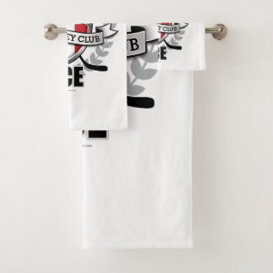 Italienischer Eishockey Badhandtuch Set
