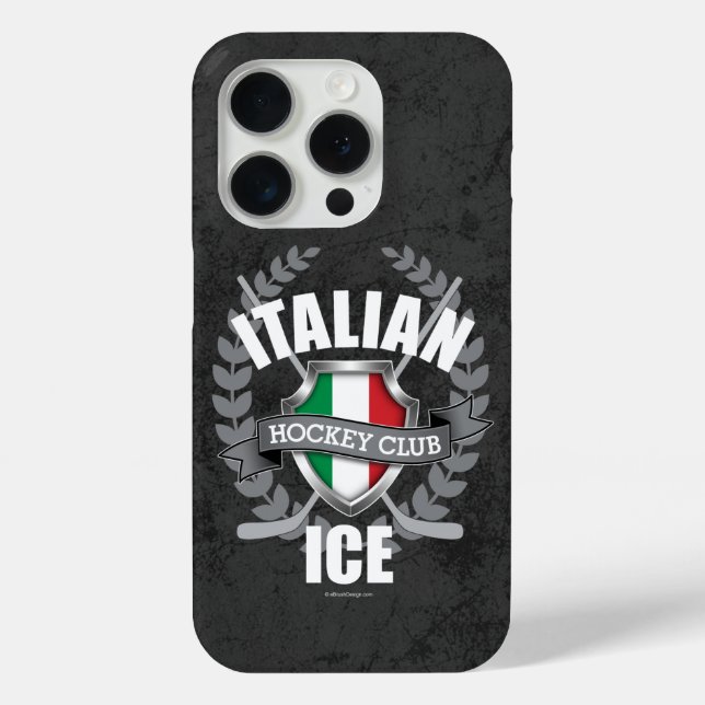 Italienischer Eishockey Case-Mate iPhone Hülle (Rückseite)
