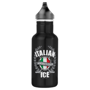 Italienischer Eishockey Edelstahlflasche
