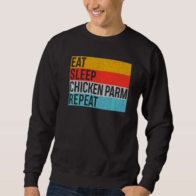 Italienischer Feinschmecker Parmesan für Hühnerpar Sweatshirt (Vorderseite)