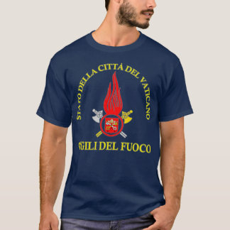 Italienischer Feuerwehrmann Vigili Del Fuoco Vatic T-Shirt