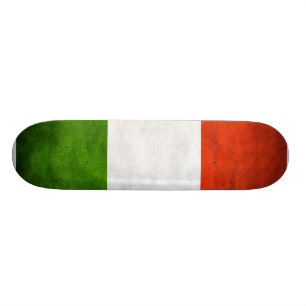 Italienischer Flaggen-Baut. Skatingboard Skateboard