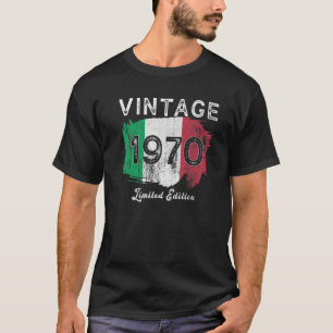 Italienischer Flaggenpreis Vintag 1970 für T-Shirt