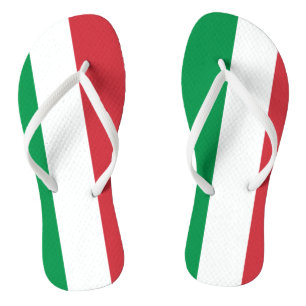 Italienischer Flaggenstrand drehen Reinfälle für Flip Flops