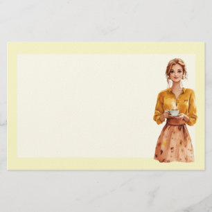 Italienischer Frühling Clipart Briefpapier