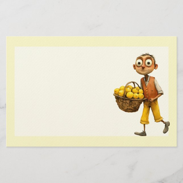 Italienischer Frühling Clipart Briefpapier (Vorderseite)