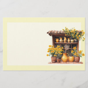 Italienischer Frühling Clipart Briefpapier