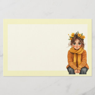 Italienischer Frühling Clipart Briefpapier